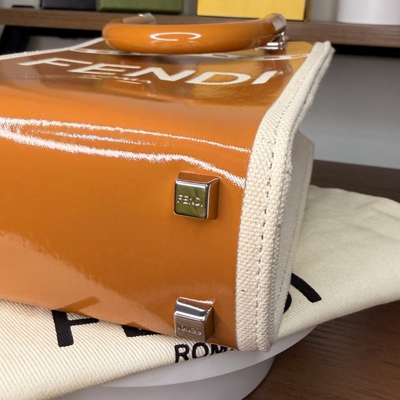 Fendi Sunshine Shopper Tote - Canvas and Leather - W/ Dustbag - Picture 11 of 17